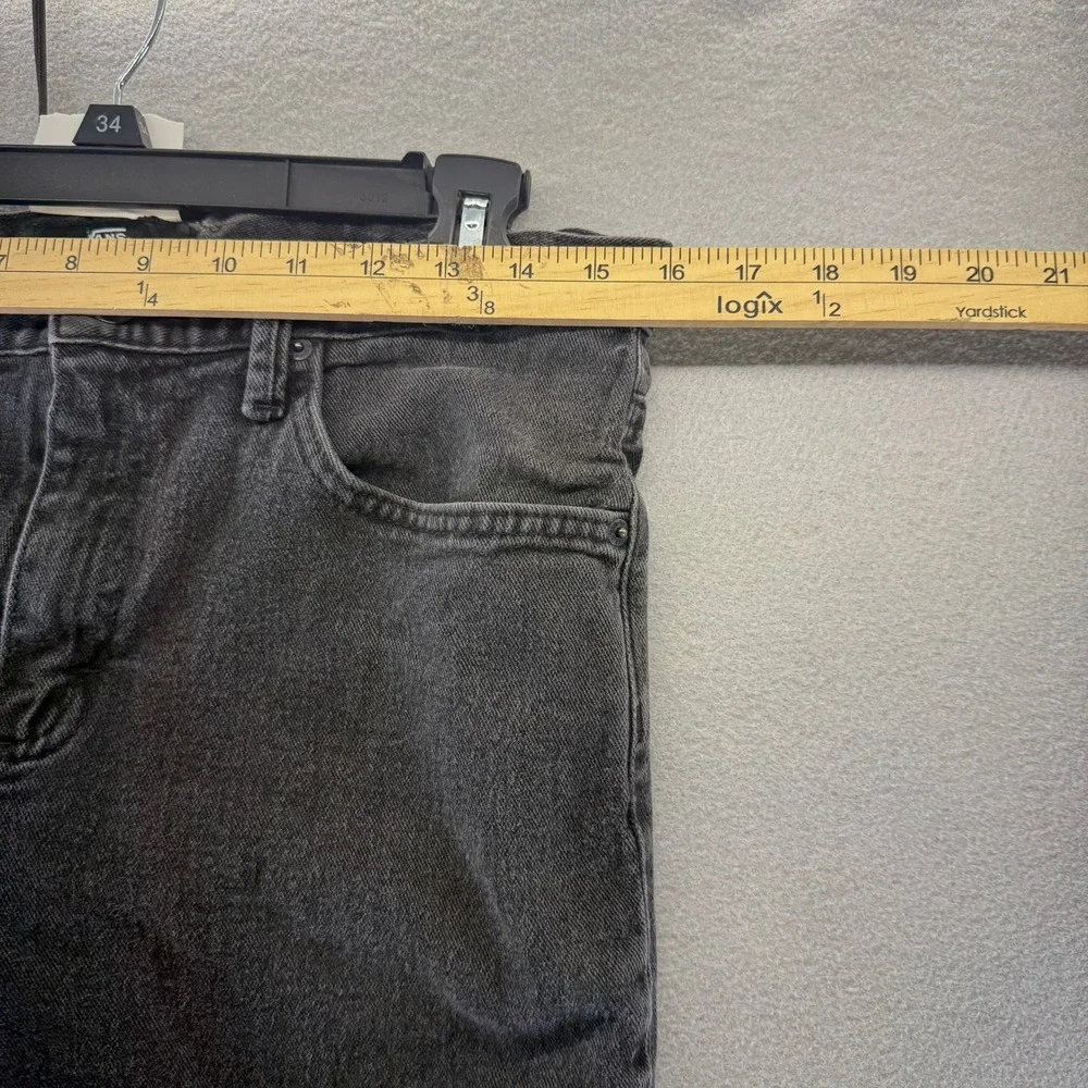 Vans Mens Faded Black Straight Leg Denim Jeans 32x30